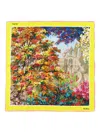 Max Mara Printed Scarf In Yellow