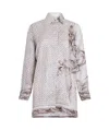 Max Mara Printed Shirt In White