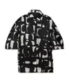Max Mara Printed Short-sleeved Shirt In Black