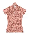 Max Mara Printed Short-sleeved T-shirt In Pink