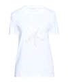 Max Mara Printed Short-sleeve T-shirt In White