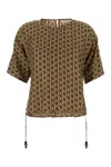 Max Mara Printed Silk Blouse In Printed