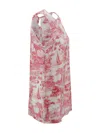 Max Mara Graphic-print Sleeveless Top In Red