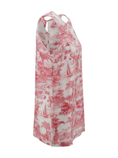 MAX MARA PRINTED SILK BLOUSE