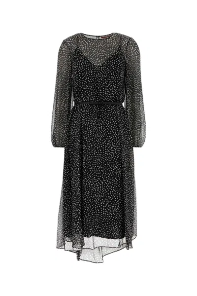 Max Mara Printed Silk Campo Dress