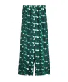 Max Mara Printed Silk Casual Pants