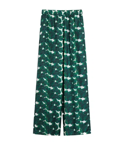 Max Mara Printed Silk Casual Pants