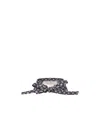 Max Mara Silk Patterned Collar In Blue