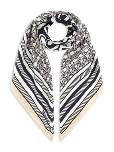 MAX MARA PRINTED SILK FOULARD