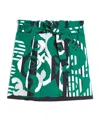 Max Mara Printed Silk Mini Skirt