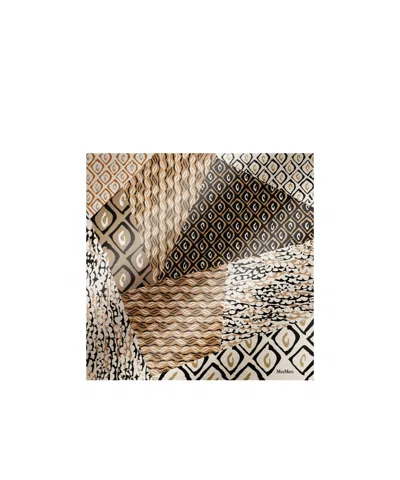 MAX MARA PATCHWORK-PRINT SCARF
