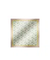 Max Mara Printed Silk Scarf In White