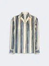 Max Mara Printed Silk Shirt In Multi