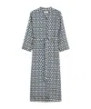 Max Mara Printed Silk Twill Kaftan