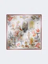 Max Mara Printed Silk Twill Oversized Scarf In Multi