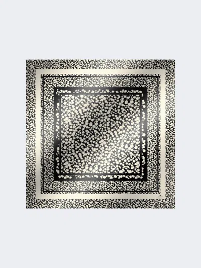 Max Mara Printed Silk Twill Yoke In Black