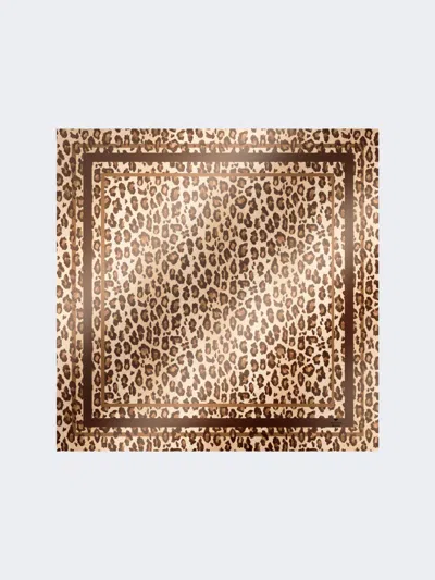 Max Mara Printed Silk Twill Yoke In Black