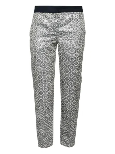 Pre-owned Max Mara Printed Slim Trousers