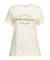 Max Mara Printed T-shirt In Yellow