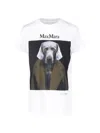 Max Mara Printed T-shirt In White