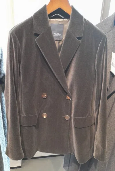 Max Mara 's  Prisca Double-breasted Blazer In Black