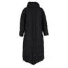 Max Mara Puffer Down Coat In Black Polyamide In Black