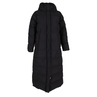 Max Mara Puffer Down Coat In Black Polyamide