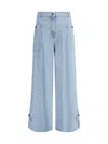Max Mara Pugnale Jeans In Blue