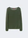 Max Mara Pull Ajusté En Coton Mélangé In Green