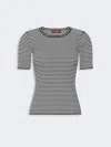 Max Mara Pull Ajusté En Crêpe De Viscose In Multi
