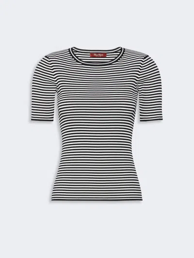 Max Mara Pull Ajusté En Crêpe De Viscose In Multi