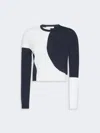 Max Mara Pull Ajusté En Crêpe De Viscose In White
