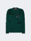 Max Mara Pull Ample En Laine Et Cachemire In Vert