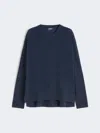 Max Mara Pull En Fil De Lin In Blue