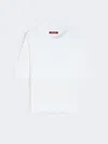 Max Mara Pull En Fil De Viscose In White
