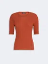 Max Mara Smmriviera Wool Top In Red