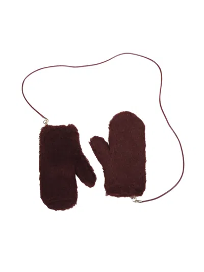 Max Mara Pull-on Gloves In Black