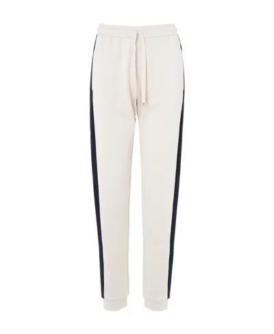 Max Mara Pull Rope And Stretch Waist Sweatpants In Nude