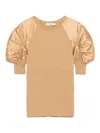 Max Mara Crewneck Knitwear Puff Sleeves
