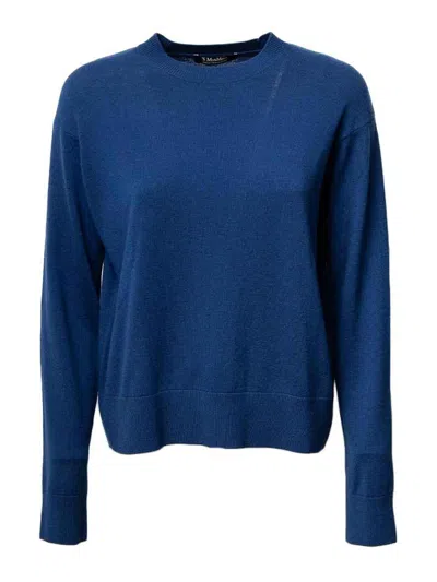 Max Mara Pullover In Blue
