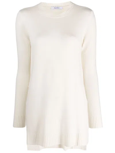 Max Mara Pullover Cashmere Jumper In White