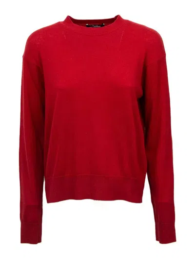 Max Mara Pullover In Red