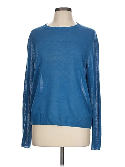 Pre-owned Max Mara Pullover Sweater In Blue