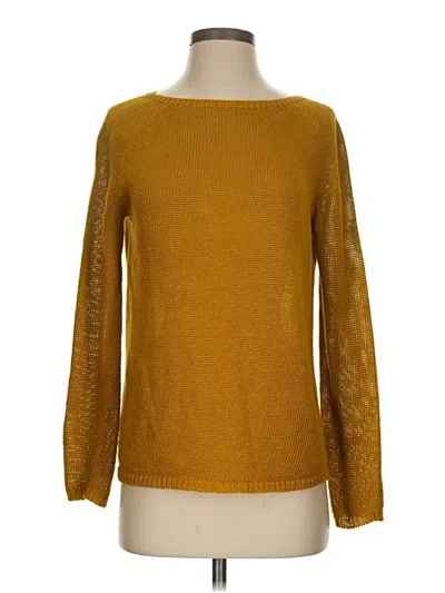 Pre-owned Max Mara Pullover Sweater In Gold