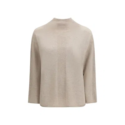 Max Mara Pure Cashmere Sweater In Neutral