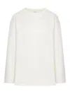 Max Mara Pure Berma Sweatshirt In White