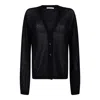 Max Mara Pure Black Wool Sweater In Black