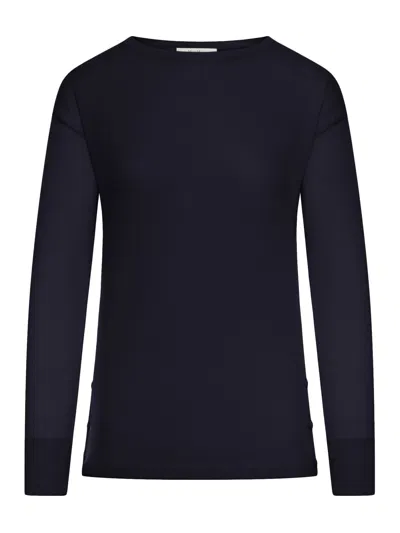 Max Mara Pure Cashmere And Silk Tabella Sweater In Blue