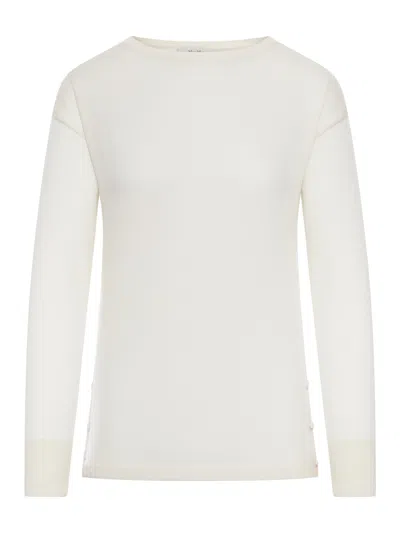 Max Mara Pure Cashmere And Silk Tabella Sweater In Gray