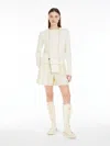 Max Mara Pure Cashmere Crew-neck Jumper In Optical White